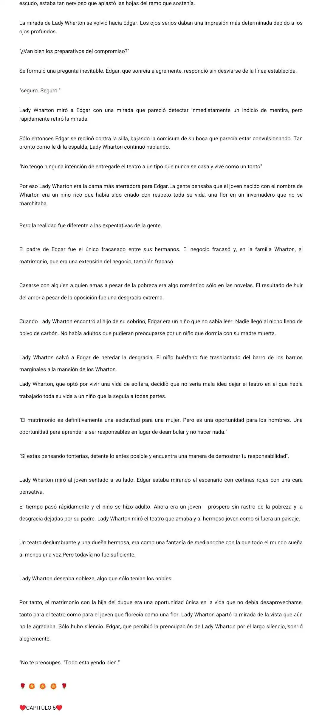 Mi Amor No Correspondido Eres Tu (Novela) - Capítulo 4 - Página 5 - LectorTMOo