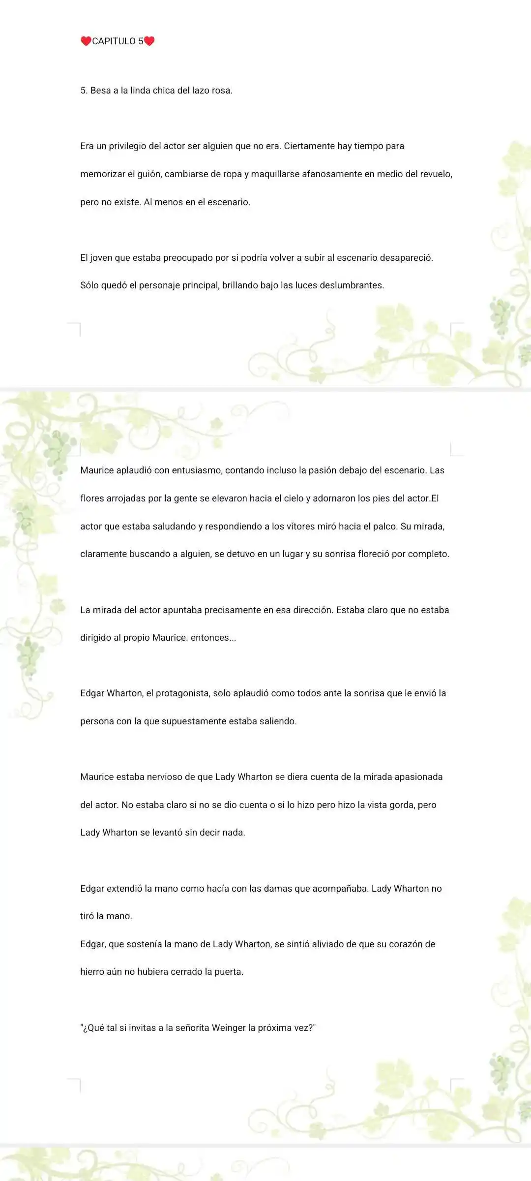 Mi Amor No Correspondido Eres Tu (Novela) - Capítulo 5 - Página 1 - LectorTMOo