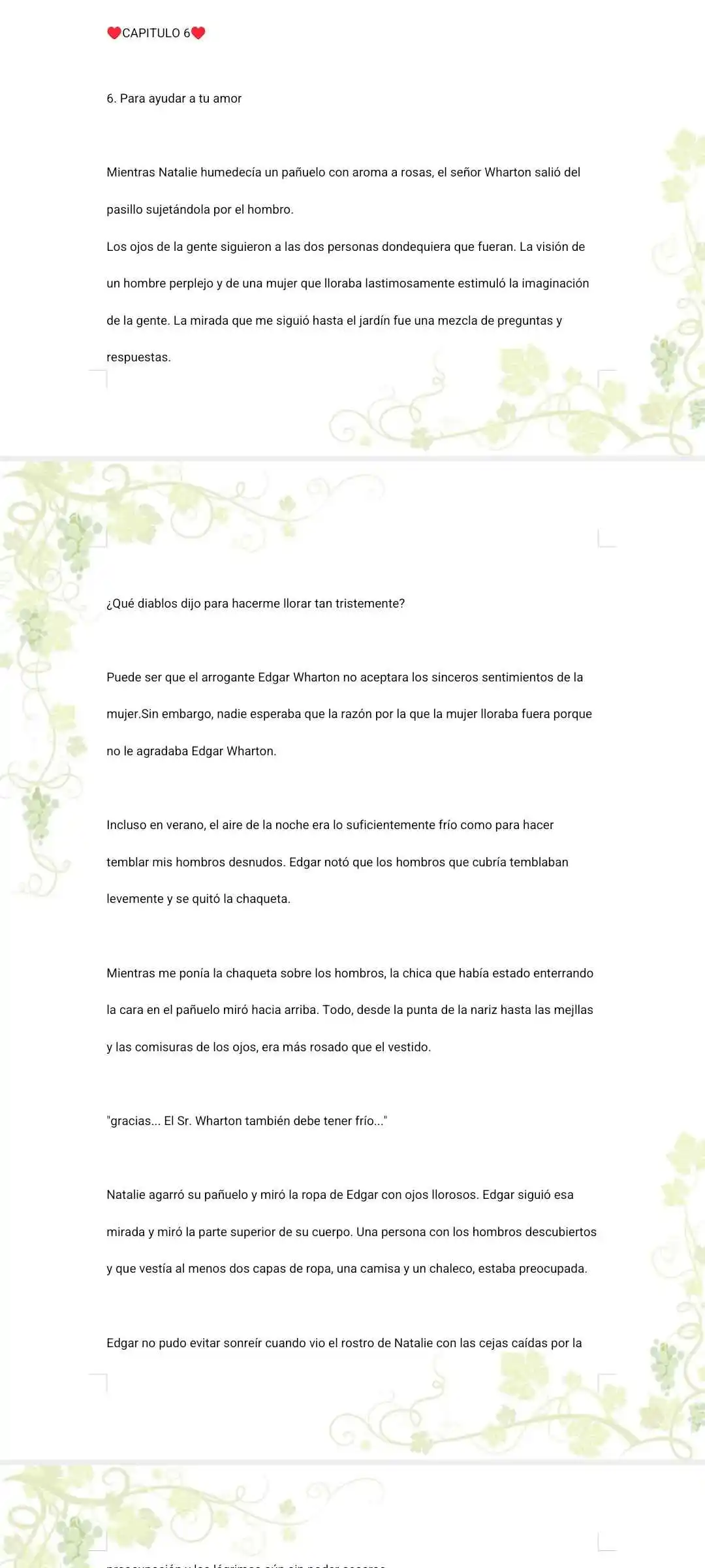 Mi Amor No Correspondido Eres Tu (Novela) - Capítulo 6 - Página 1 - LectorTMOo