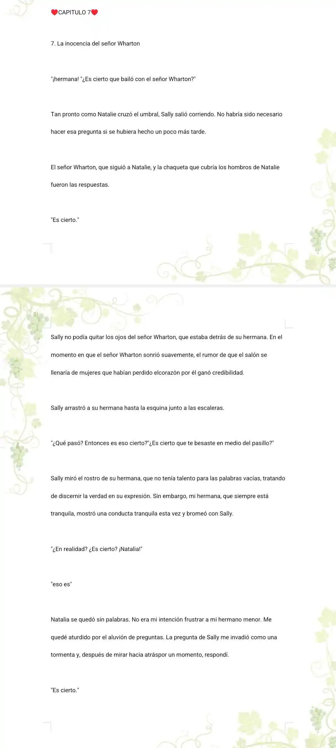 Mi Amor No Correspondido Eres Tu (Novela) - Capítulo 7 - Página 1 - LectorTMOo