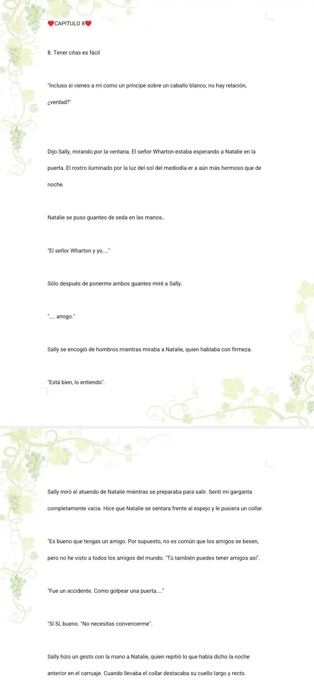Mi Amor No Correspondido Eres Tu (Novela) - Capítulo 8 - Página 1 - LectorTMOo