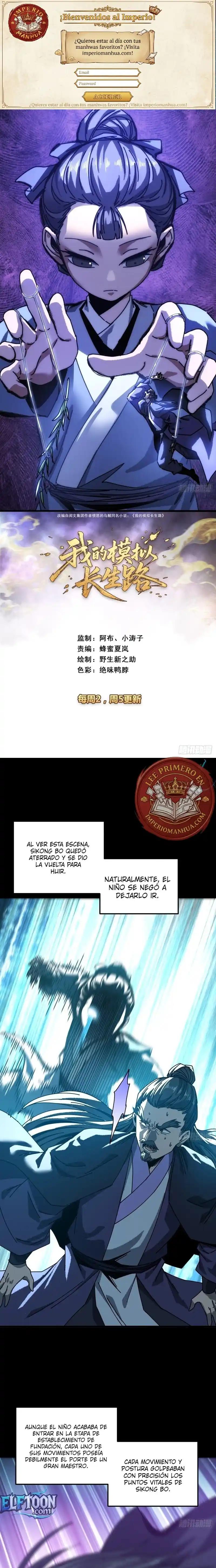 Mi Camino Simulado Hacia La Inmortalidad - Capítulo 50 - Página 1 - LectorTMOo