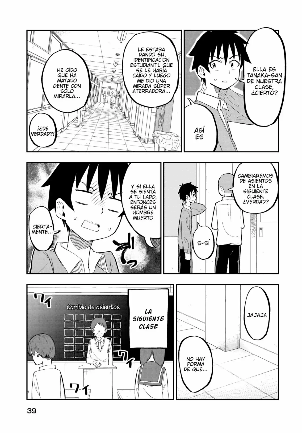 Mi Compañera De Clase Tanaka-san Es Súper Aterradora - Capítulo 1 - Página 4 - LectorTMOo