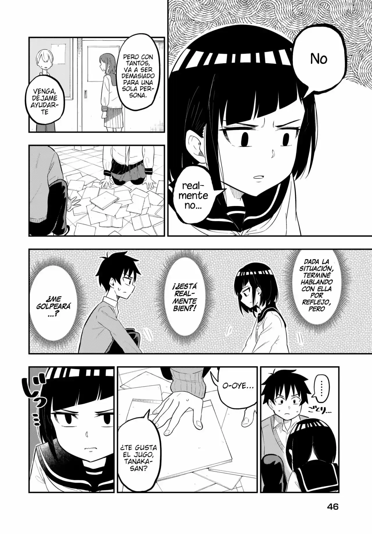 Mi Compañera De Clase Tanaka-san Es Súper Aterradora - Capítulo 1 - Página 11 - LectorTMOo