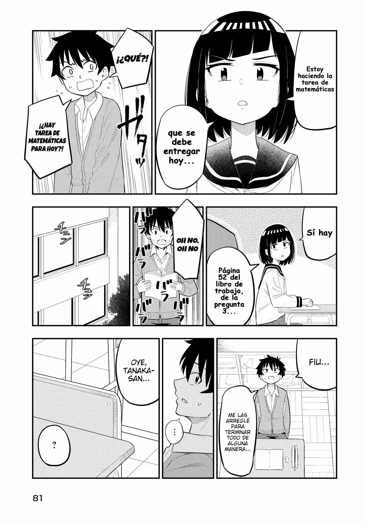 Mi Compañera De Clase Tanaka-san Es Súper Aterradora - Capítulo 6 - Página 4 - LectorTMOo