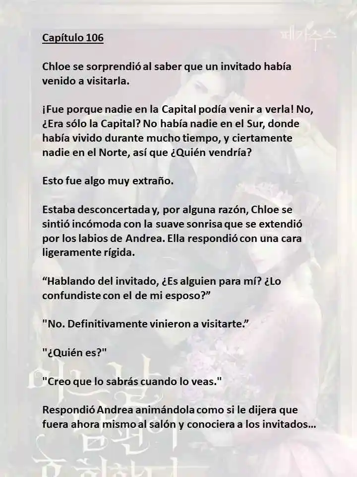 Mi Esposo Se Arrepentirá De Esto (Novela) - Capítulo 106 - Página 1 - LectorTMOo