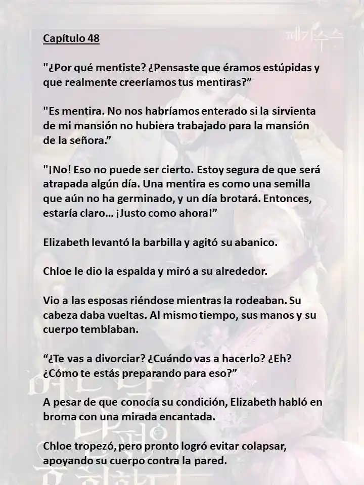Mi Esposo Se Arrepentirá De Esto (Novela) - Capítulo 48 - Página 1 - LectorTMOo