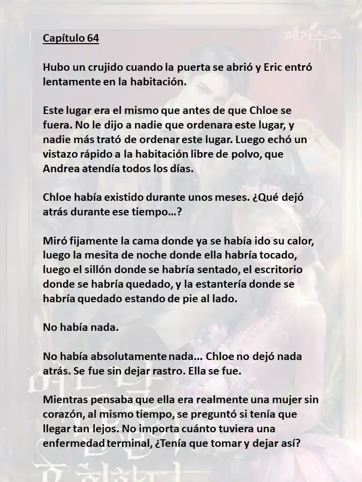 Mi Esposo Se Arrepentirá De Esto (Novela) - Capítulo 64 - Página 1 - LectorTMOo