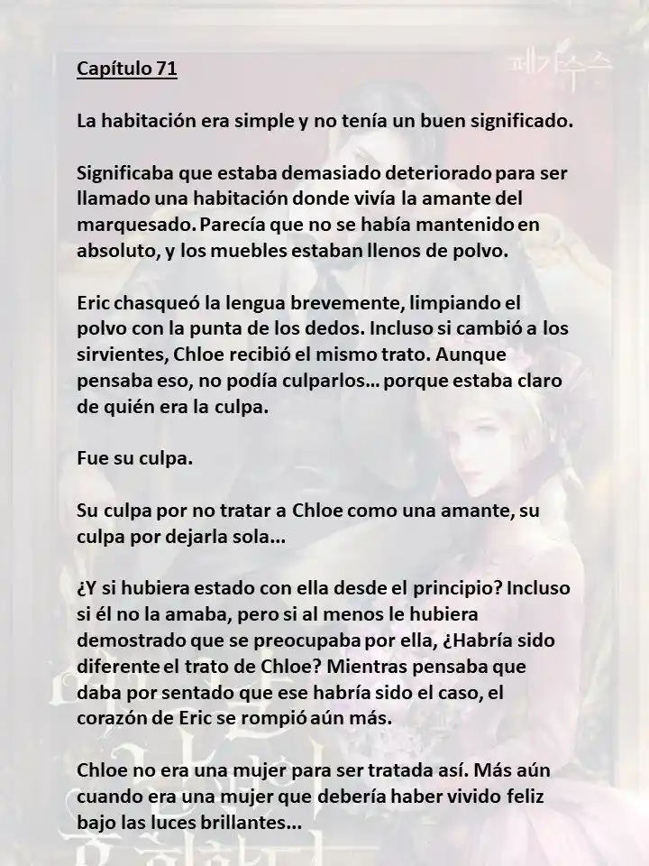 Mi Esposo Se Arrepentirá De Esto (Novela) - Capítulo 71 - Página 1 - LectorTMOo