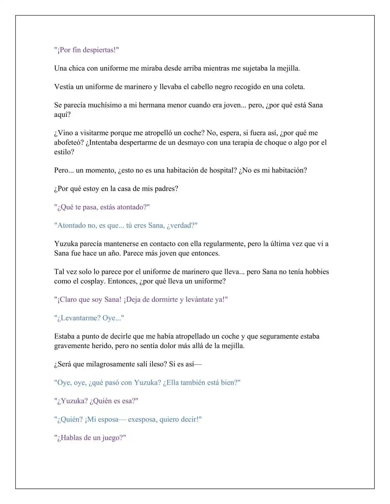 Mi Ex Esposa Es Joven Otra Vez Y Está En Mi Clase (Novela) - Capítulo 1 - Página 4 - LectorTMOo