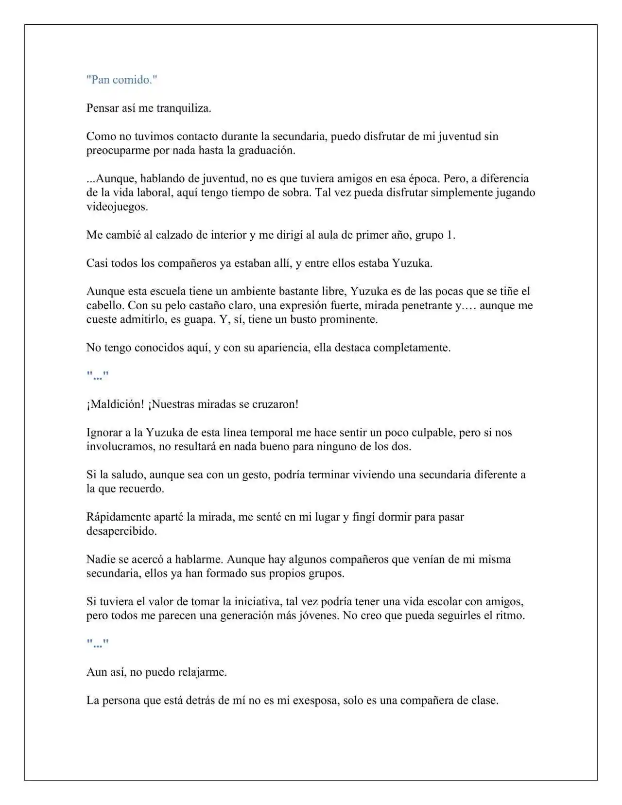 Mi Ex Esposa Es Joven Otra Vez Y Está En Mi Clase (Novela) - Capítulo 2 - Página 2 - LectorTMOo