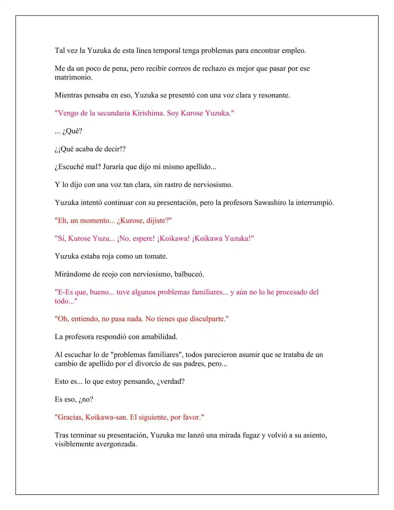 Mi Ex Esposa Es Joven Otra Vez Y Está En Mi Clase (Novela) - Capítulo 2 - Página 4 - LectorTMOo