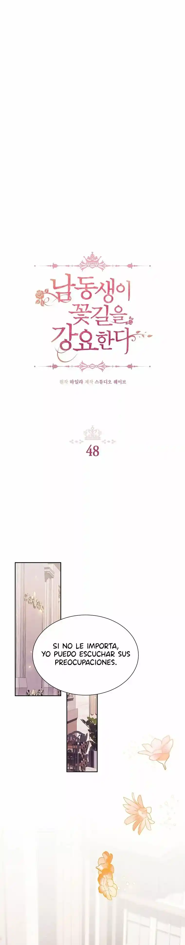 Mi Hermano Menor Me Obliga A Seguir El Camino De Las Flores - Capítulo 48 - Página 4 - LectorTMOo