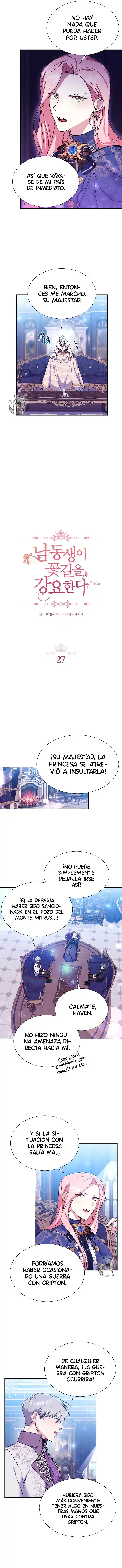 Mi Hermano Menor Me Obliga A Seguir El Camino De Las Flores - Capítulo 27 - Página 5 - LectorTMOo