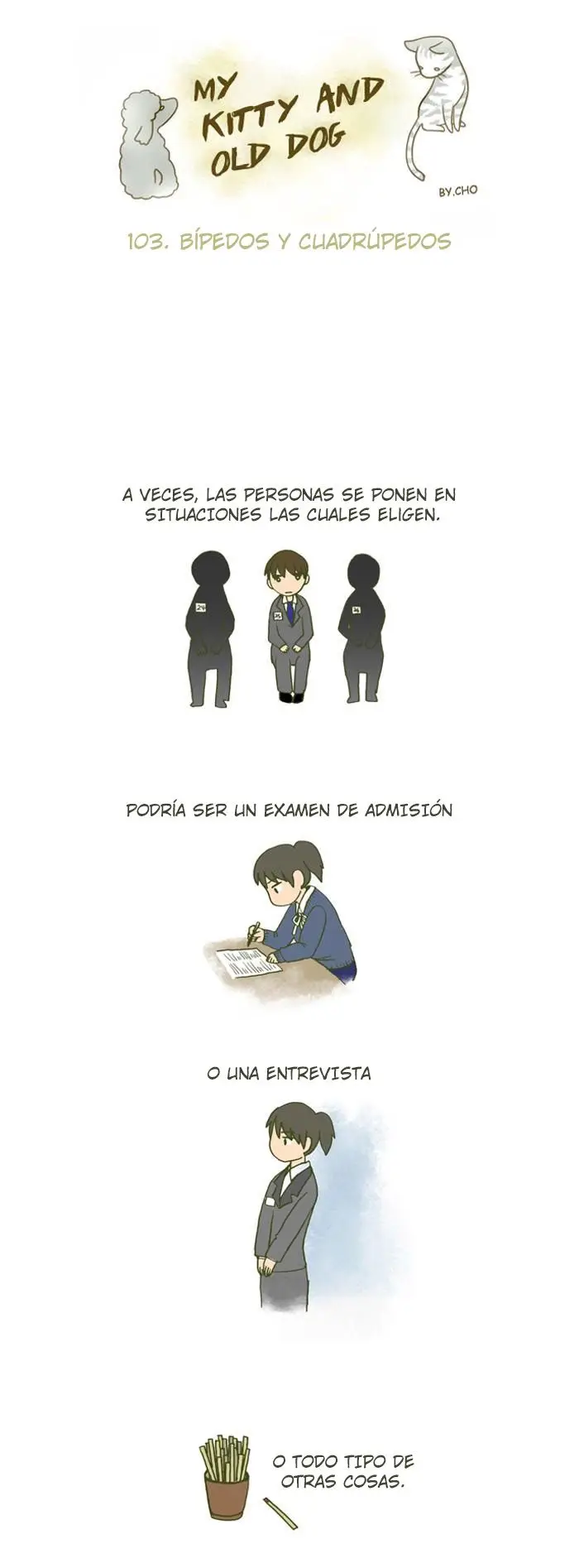 Mi Joven Gato Y Mi Viejo Perro - Capítulo 103 - Página 1 - LectorTMOo