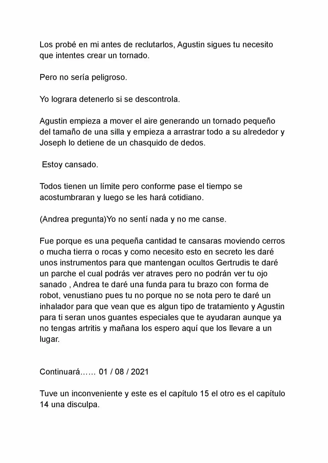 MI MAMA ES LA JEFA DE UN CARTEL (Novela) - Capítulo 15 - Página 5 - LectorTMOo