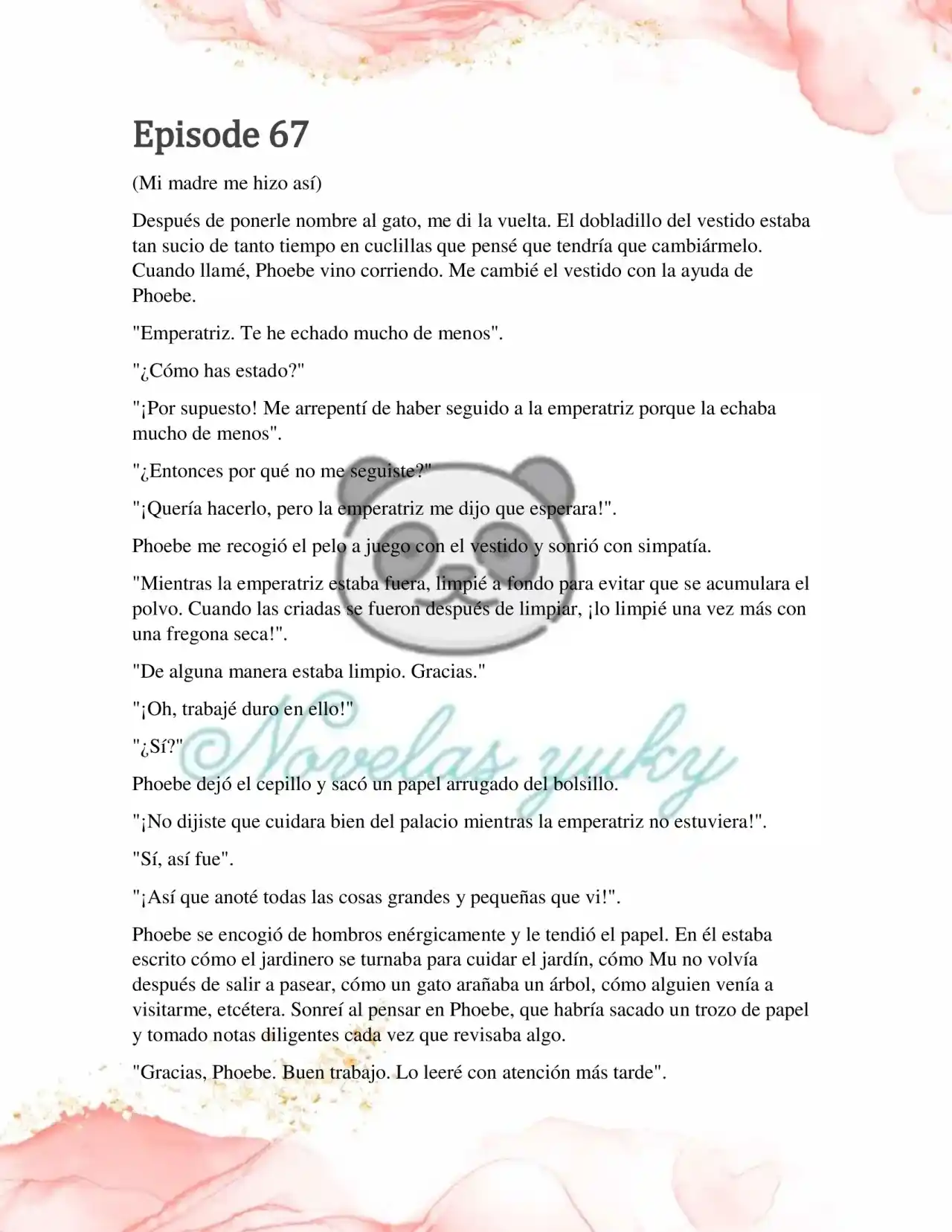 Mi Marido Cambia Cada Noche (Novela) - Capítulo 67 - Página 1 - LectorTMOo