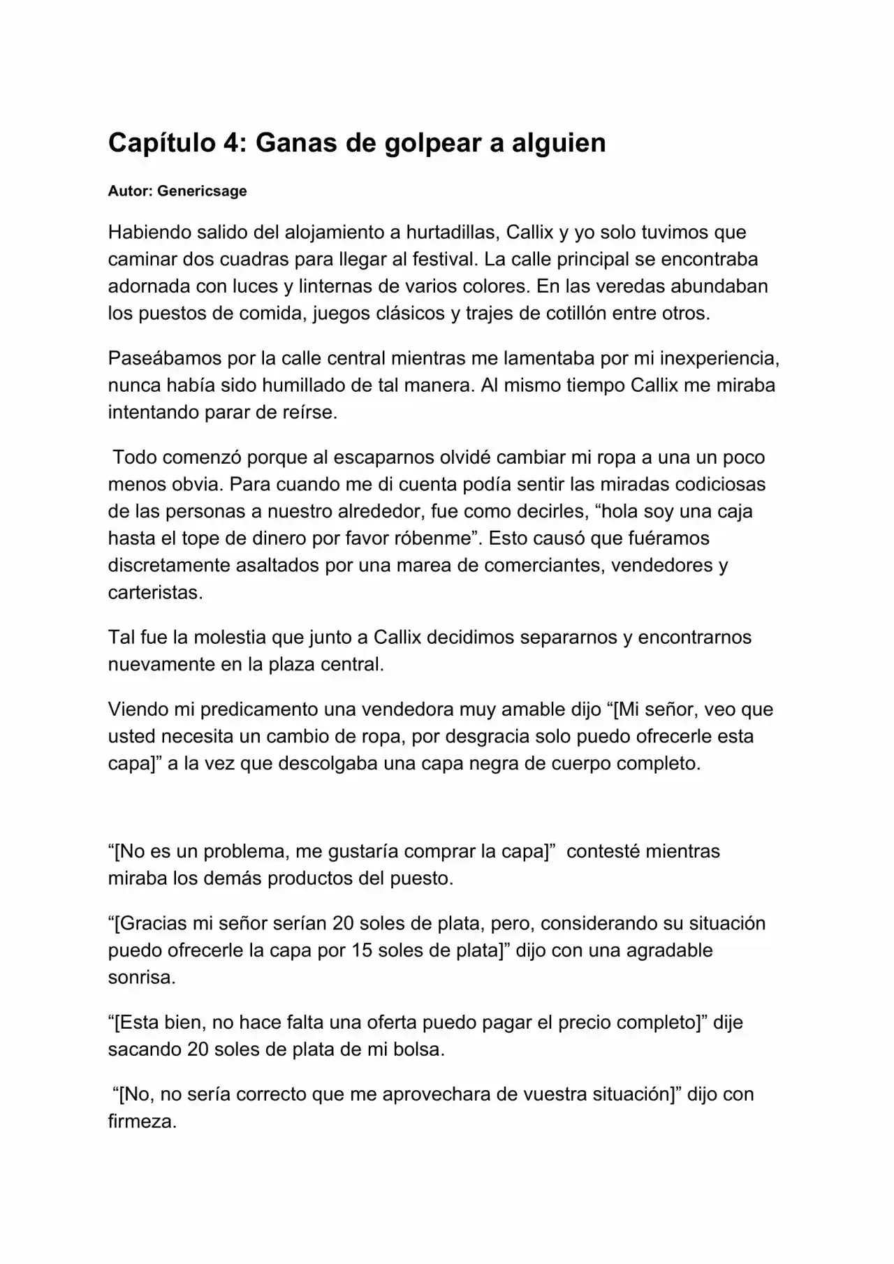 Mi No Confiable Maestro (Novela) - Capítulo 7 - Página 1 - LectorTMOo