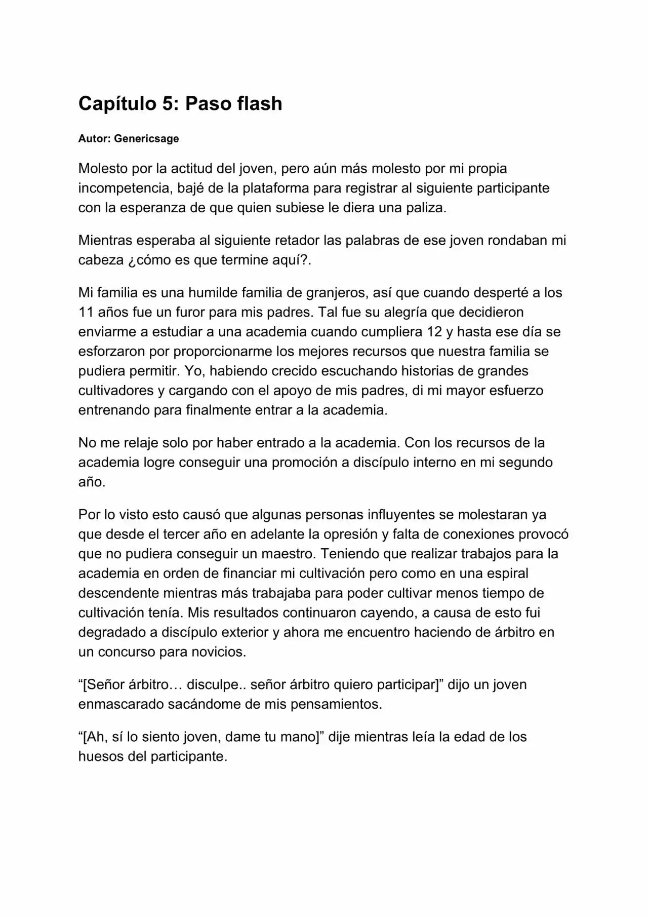 Mi No Confiable Maestro (Novela) - Capítulo 8 - Página 1 - LectorTMOo