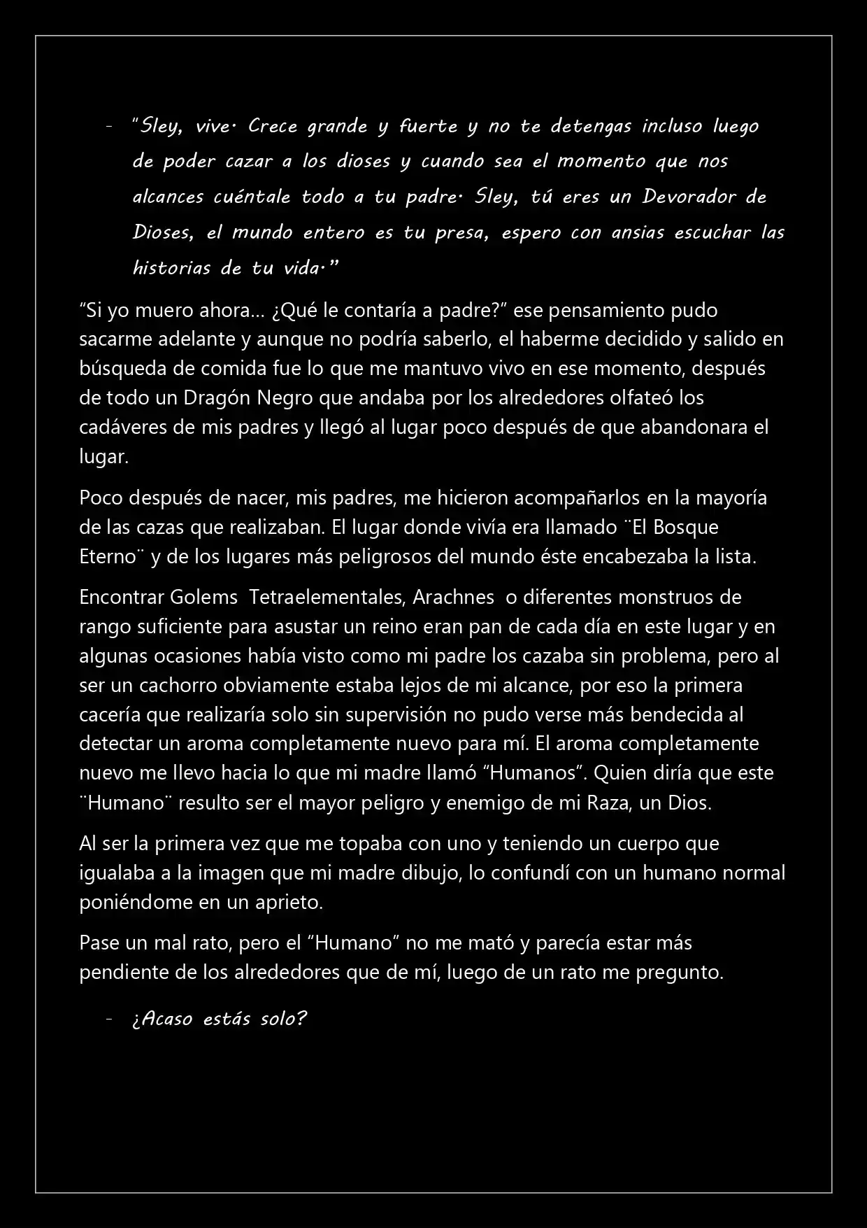 Mi Nombre Es Astrall, Ayúdame A Ser Dios (Novela) - Capítulo - Página 2 - LectorTMOo