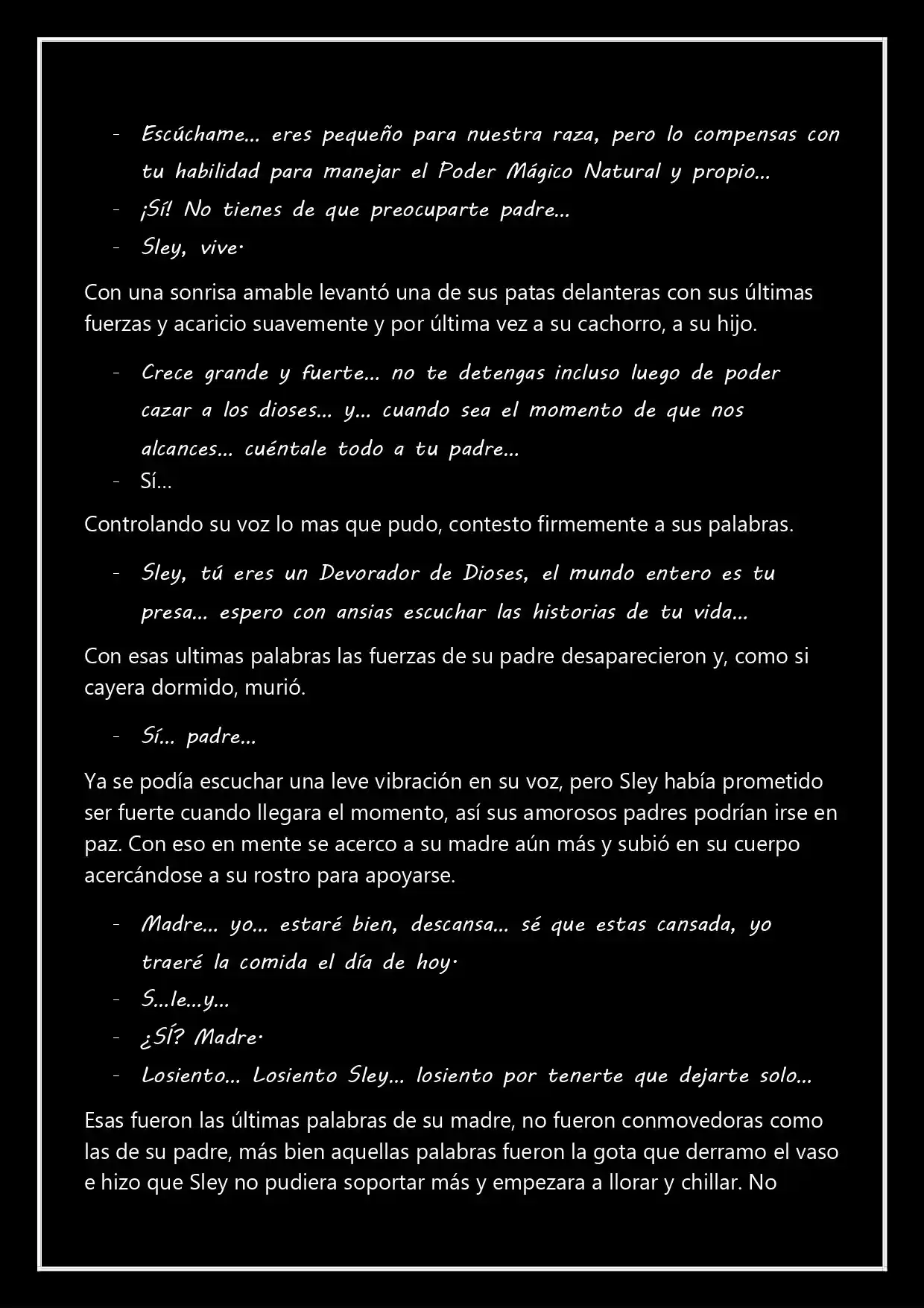 Mi Nombre Es Astrall, Ayúdame A Ser Dios (Novela) - Capítulo 1 - Página 5 - LectorTMOo