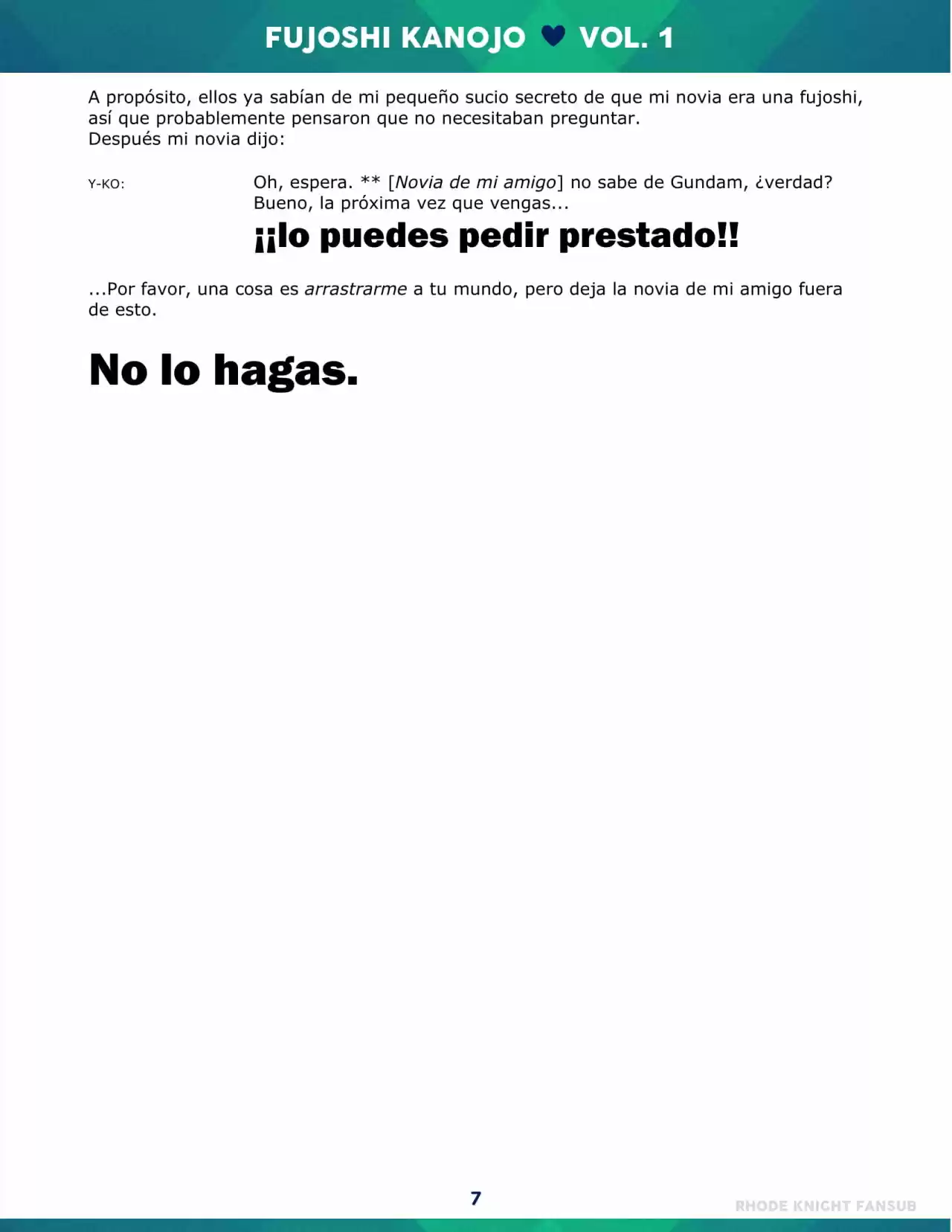 Mi Novia Es Una Princesa Mitad Caballo Mitad Pez - Capítulo 1 - Página 7 - LectorTMOo