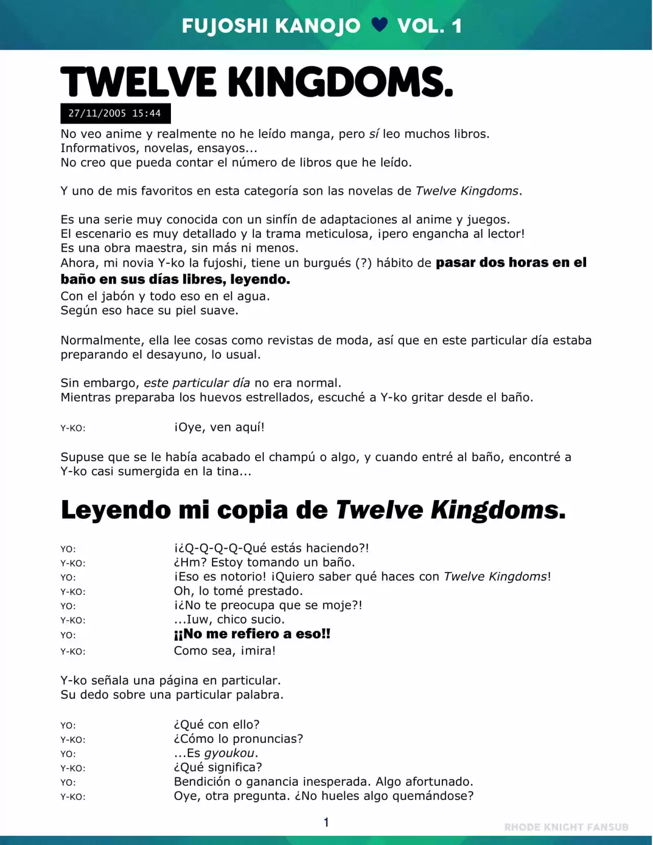 Mi Novia Es Una Princesa Mitad Caballo Mitad Pez - Capítulo 6 - Página 1 - LectorTMOo