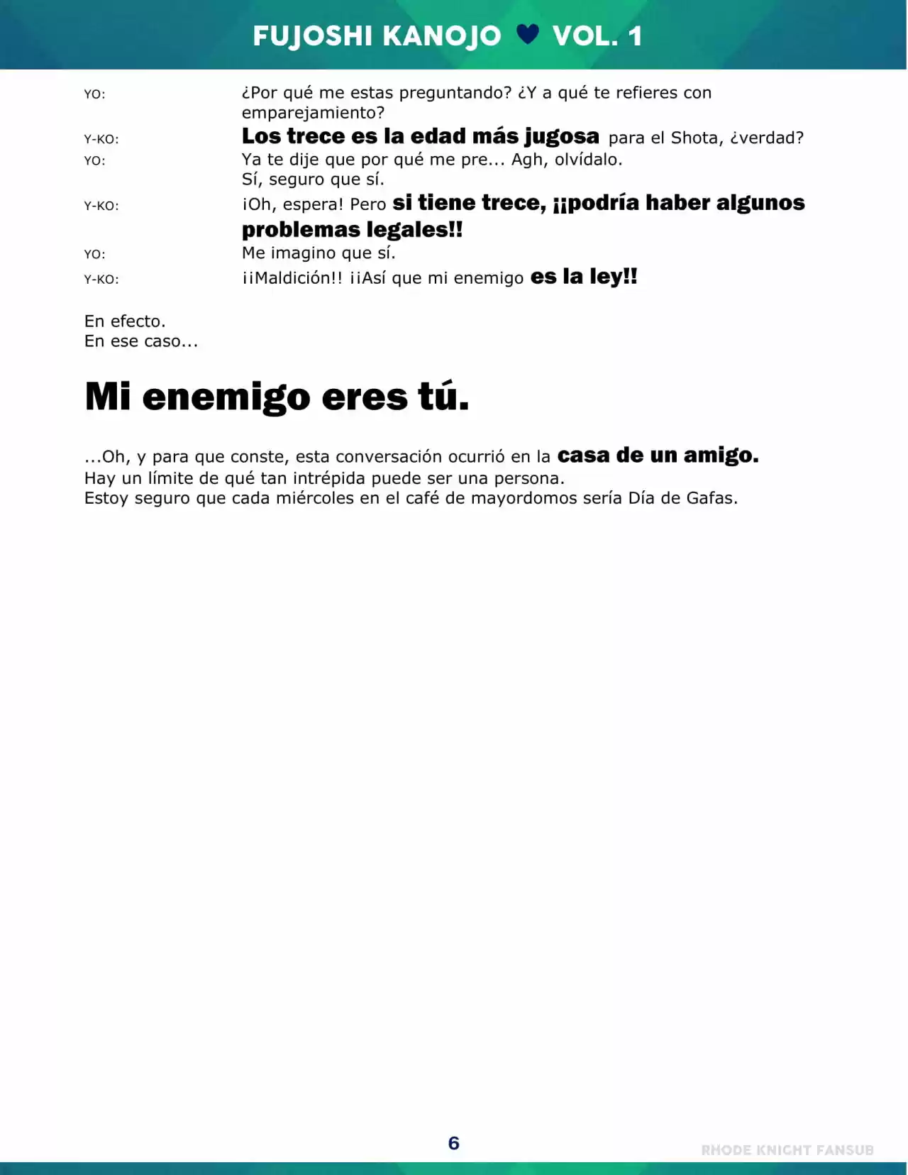 Mi Novia Es Una Princesa Mitad Caballo Mitad Pez - Capítulo 6 - Página 6 - LectorTMOo