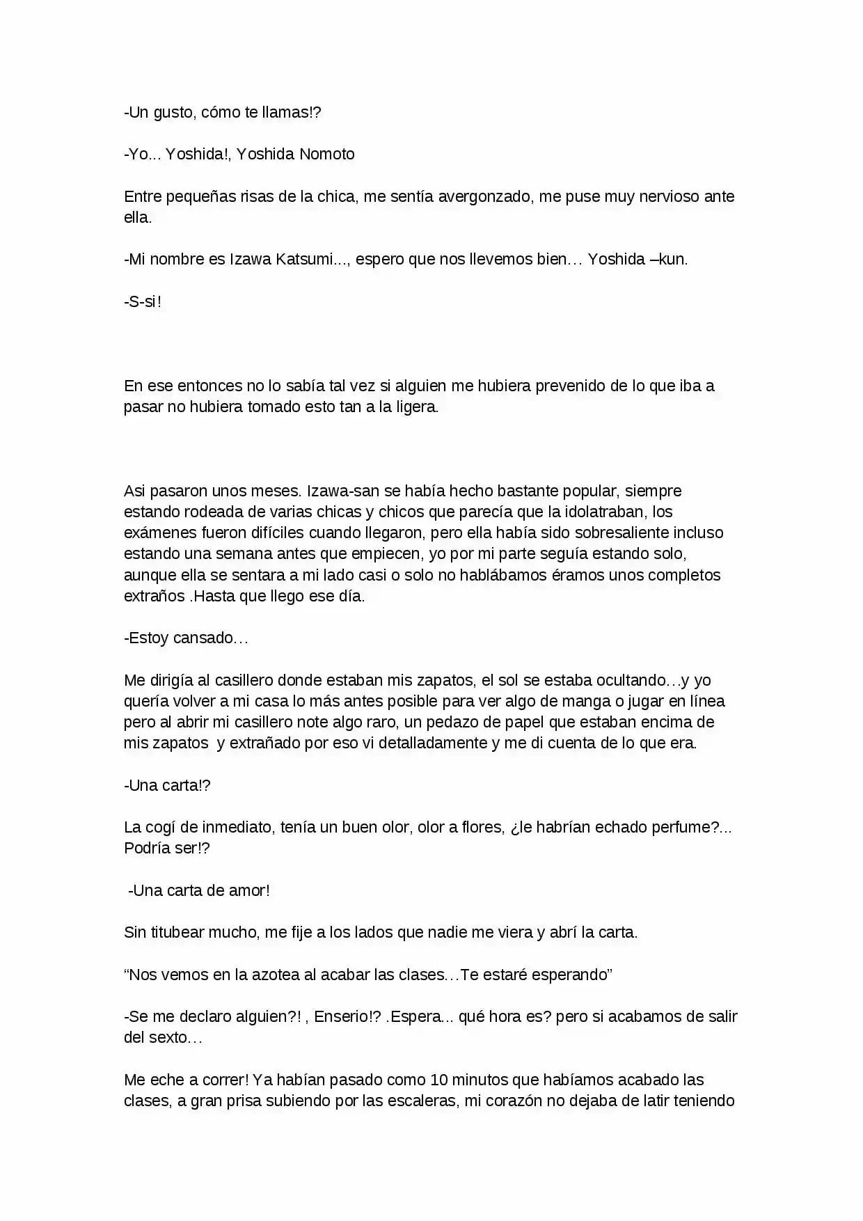 MI NOVIA ES UNA YANDERE (Novela) - Capítulo 1 - Página 2 - LectorTMOo