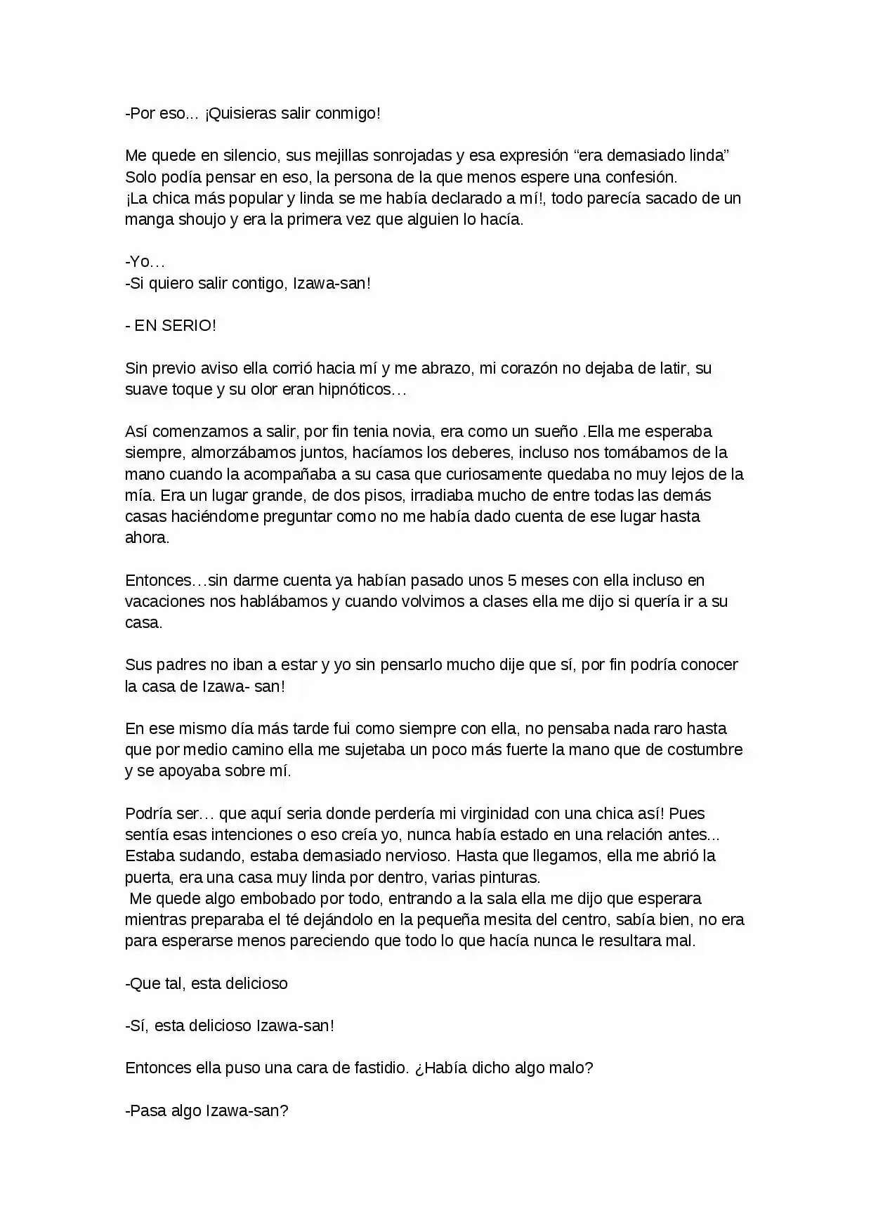 MI NOVIA ES UNA YANDERE (Novela) - Capítulo 1 - Página 4 - LectorTMOo