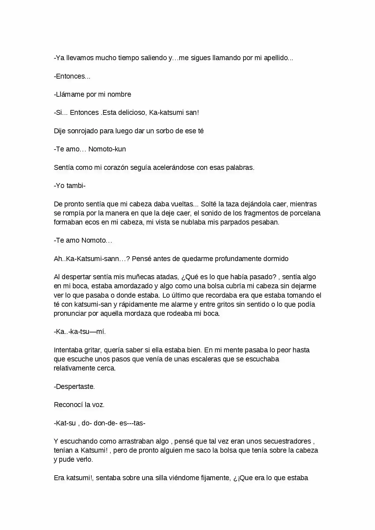 MI NOVIA ES UNA YANDERE (Novela) - Capítulo 1 - Página 5 - LectorTMOo