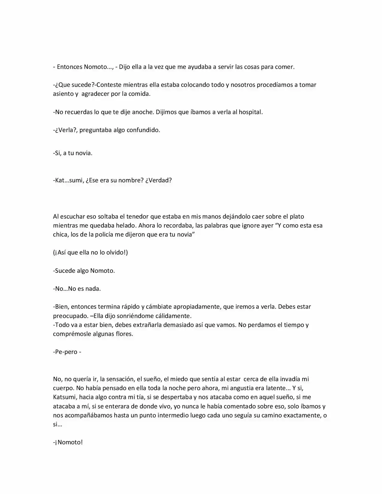MI NOVIA ES UNA YANDERE (Novela) - Capítulo 6 - Página 4 - LectorTMOo