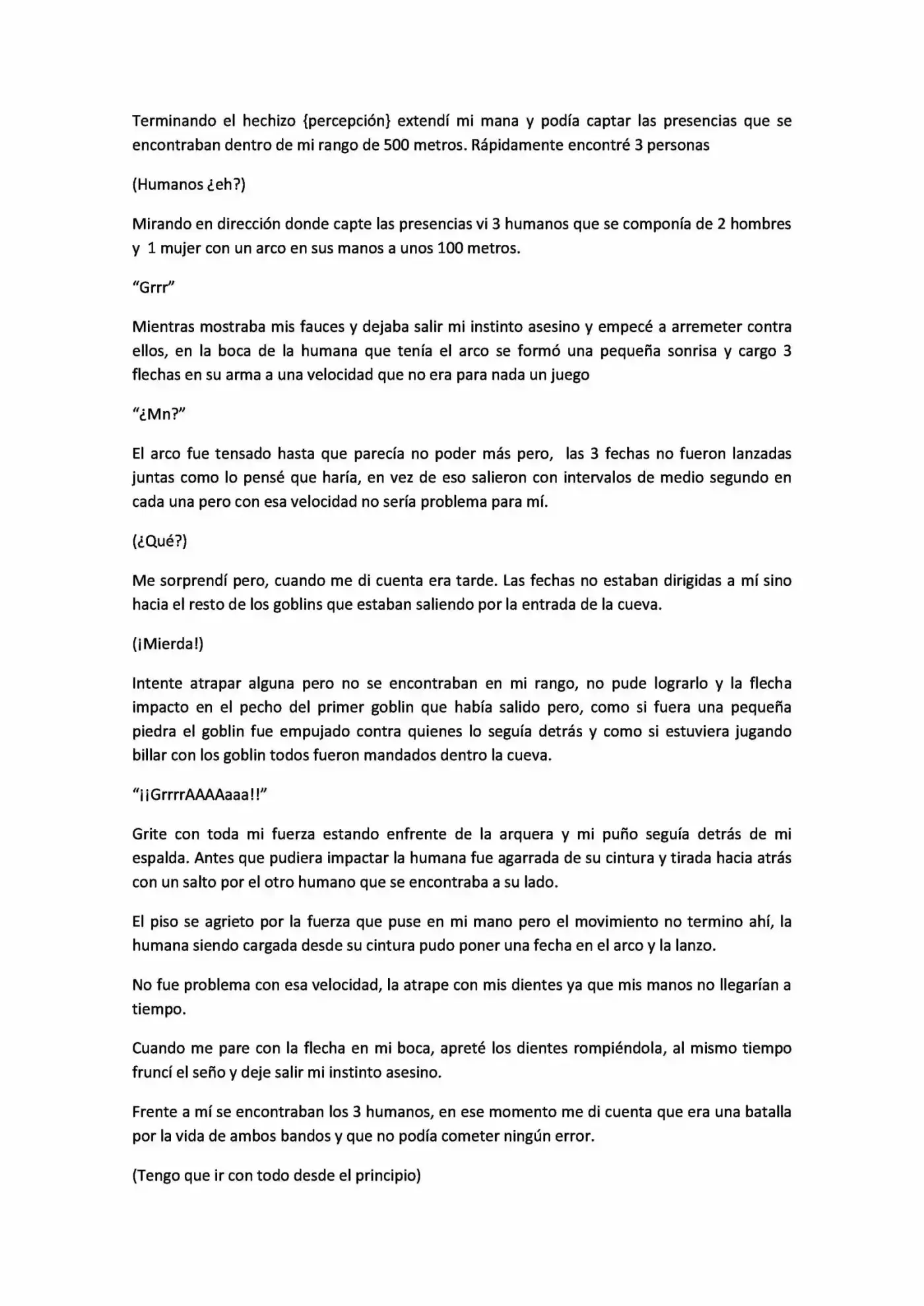 Mi Nueva Vida Como Goblin (Novela) - Capítulo 15 - Página 3 - LectorTMOo