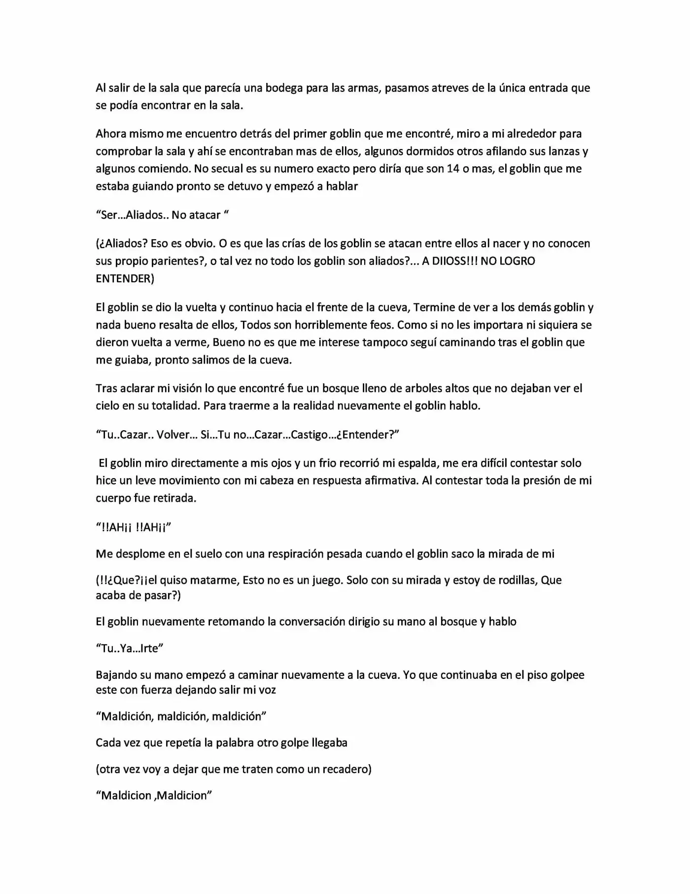 Mi Nueva Vida Como Goblin (Novela) - Capítulo 2 - Página 1 - LectorTMOo