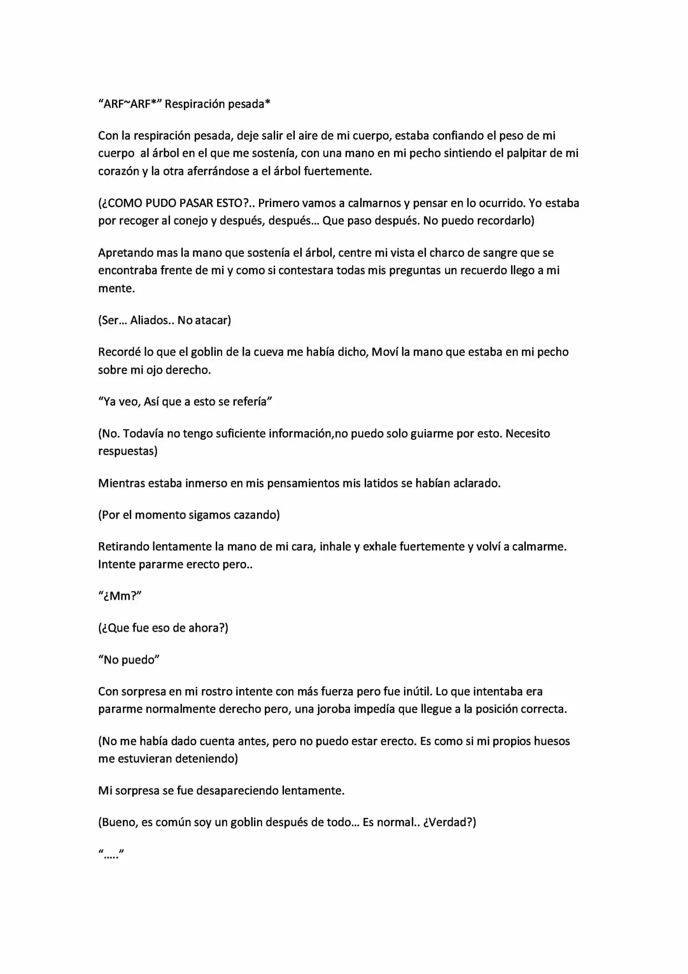 Mi Nueva Vida Como Goblin (Novela) - Capítulo 3 - Página 1 - LectorTMOo