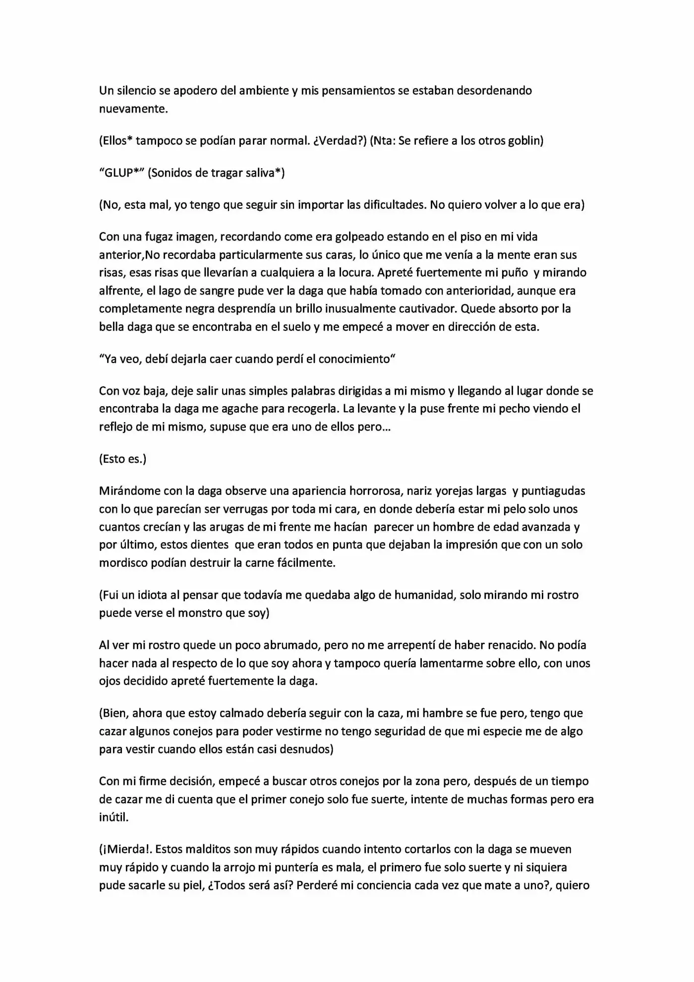Mi Nueva Vida Como Goblin (Novela) - Capítulo 3 - Página 2 - LectorTMOo