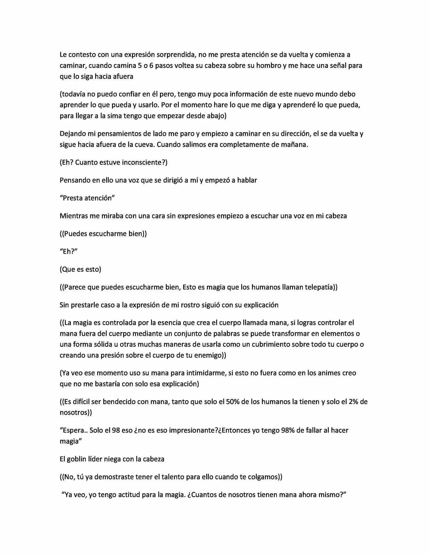 Mi Nueva Vida Como Goblin (Novela) - Capítulo 4 - Página 3 - LectorTMOo