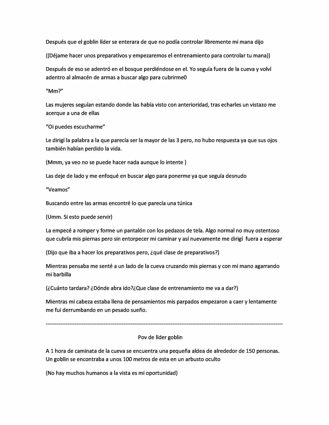 Mi Nueva Vida Como Goblin (Novela) - Capítulo 5 - Página 1 - LectorTMOo