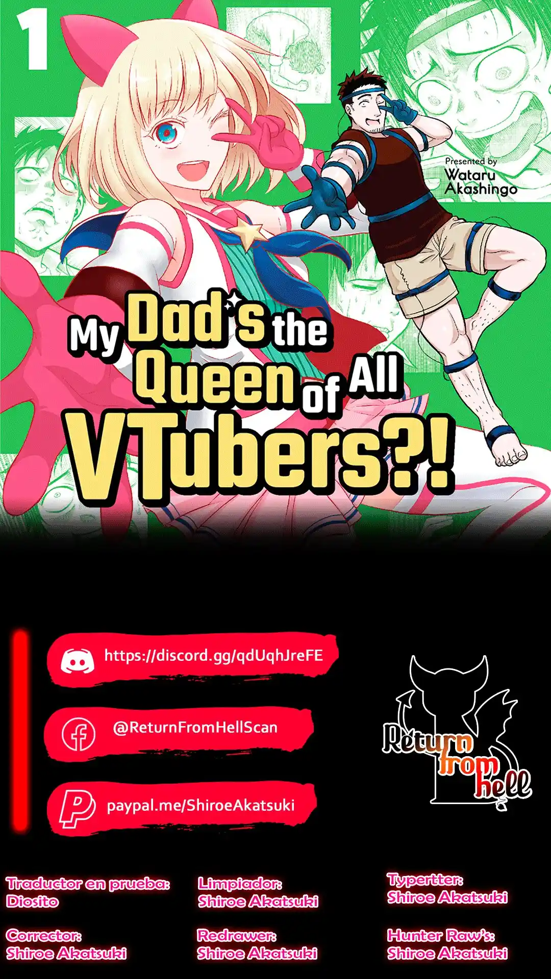 ¡¿Mi Papá Es La Reina De Las VTubers?! - Capítulo 5.60 - Página 1 - LectorTMOo