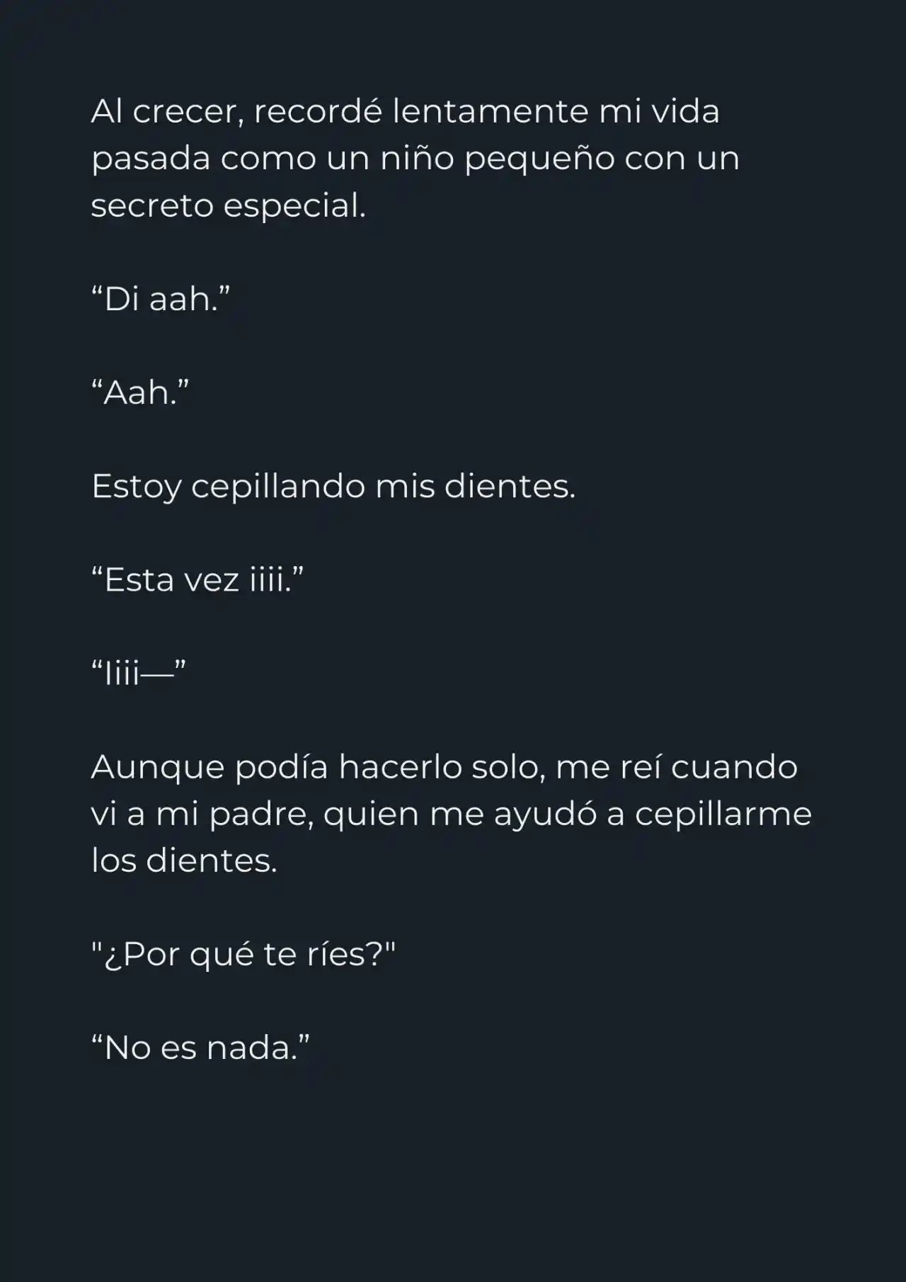 Mi Papá Esconde Su Poder (Novela) - Capítulo 1 - Página 12 - LectorTMOo