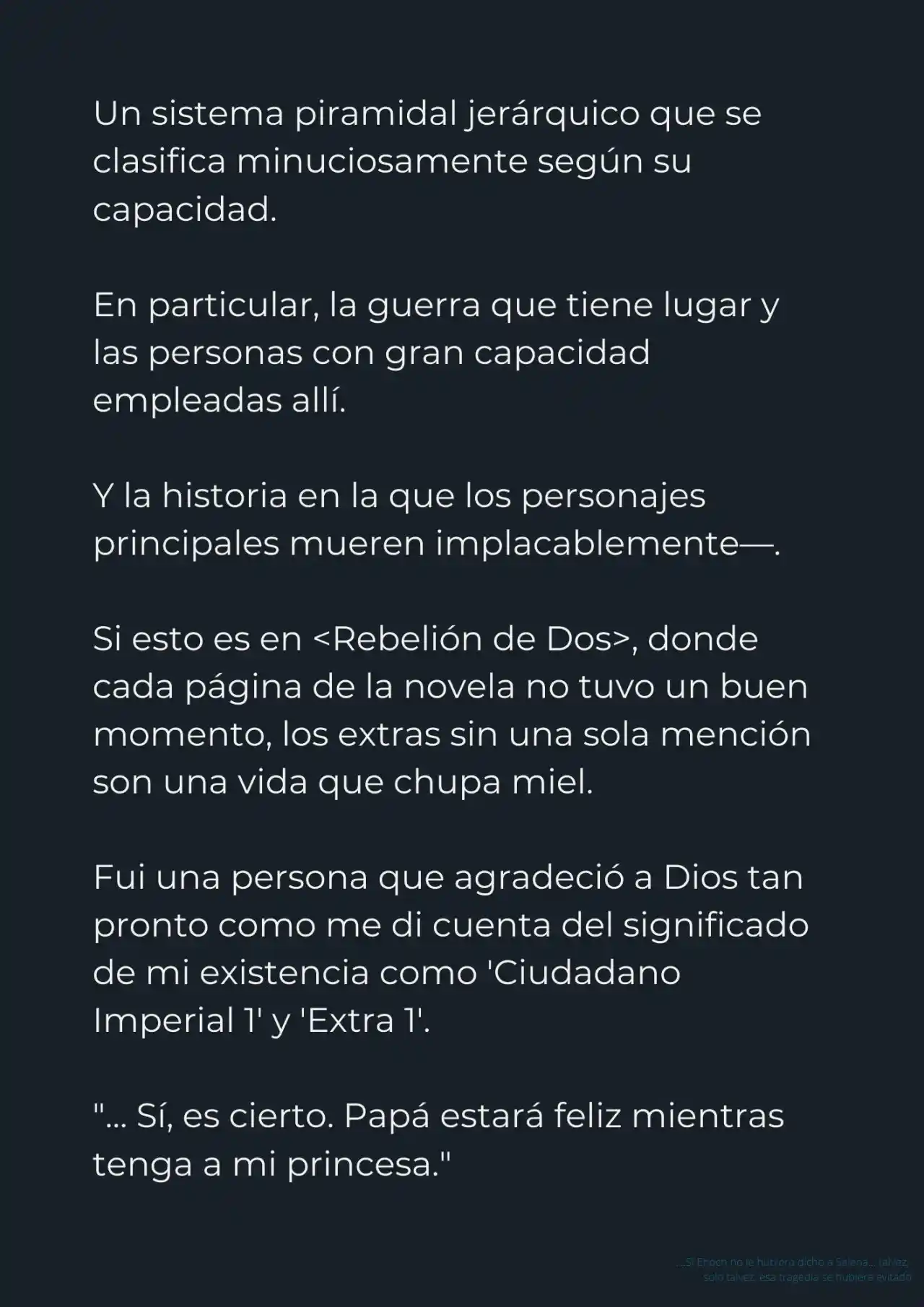 Mi Papá Esconde Su Poder (Novela) - Capítulo 1 - Página 22 - LectorTMOo