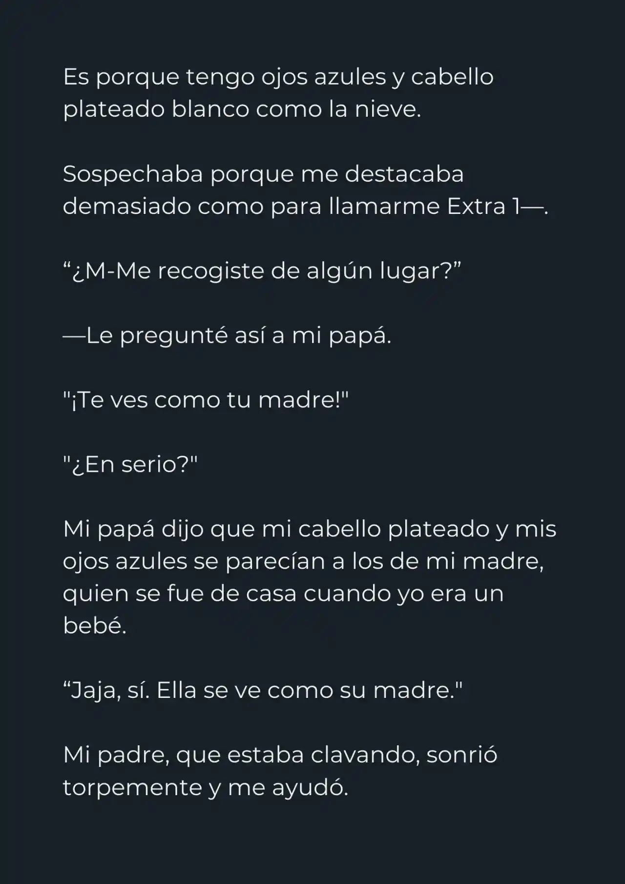 Mi Papá Esconde Su Poder (Novela) - Capítulo 2 - Página 7 - LectorTMOo