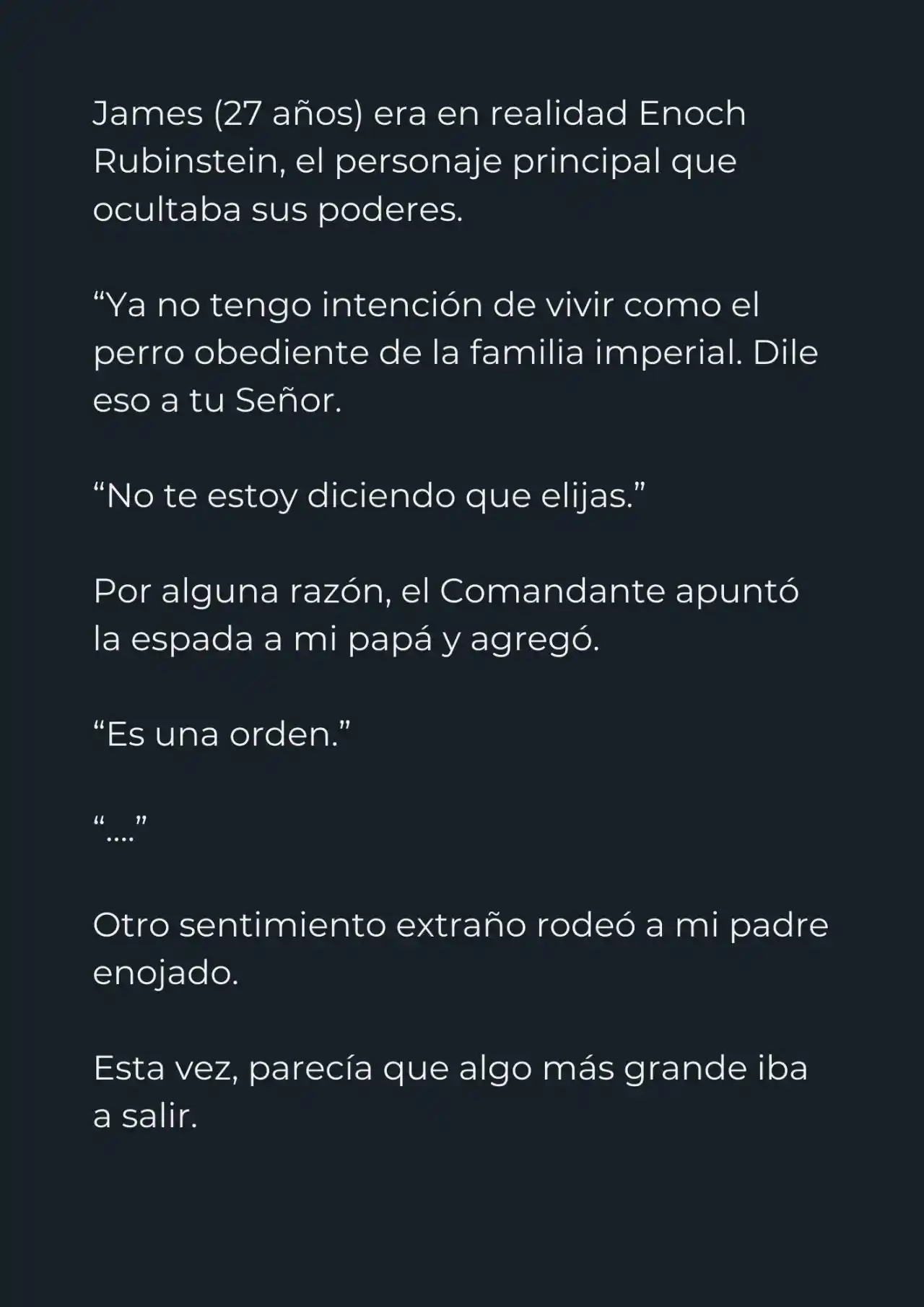 Mi Papá Esconde Su Poder (Novela) - Capítulo 4 - Página 8 - LectorTMOo