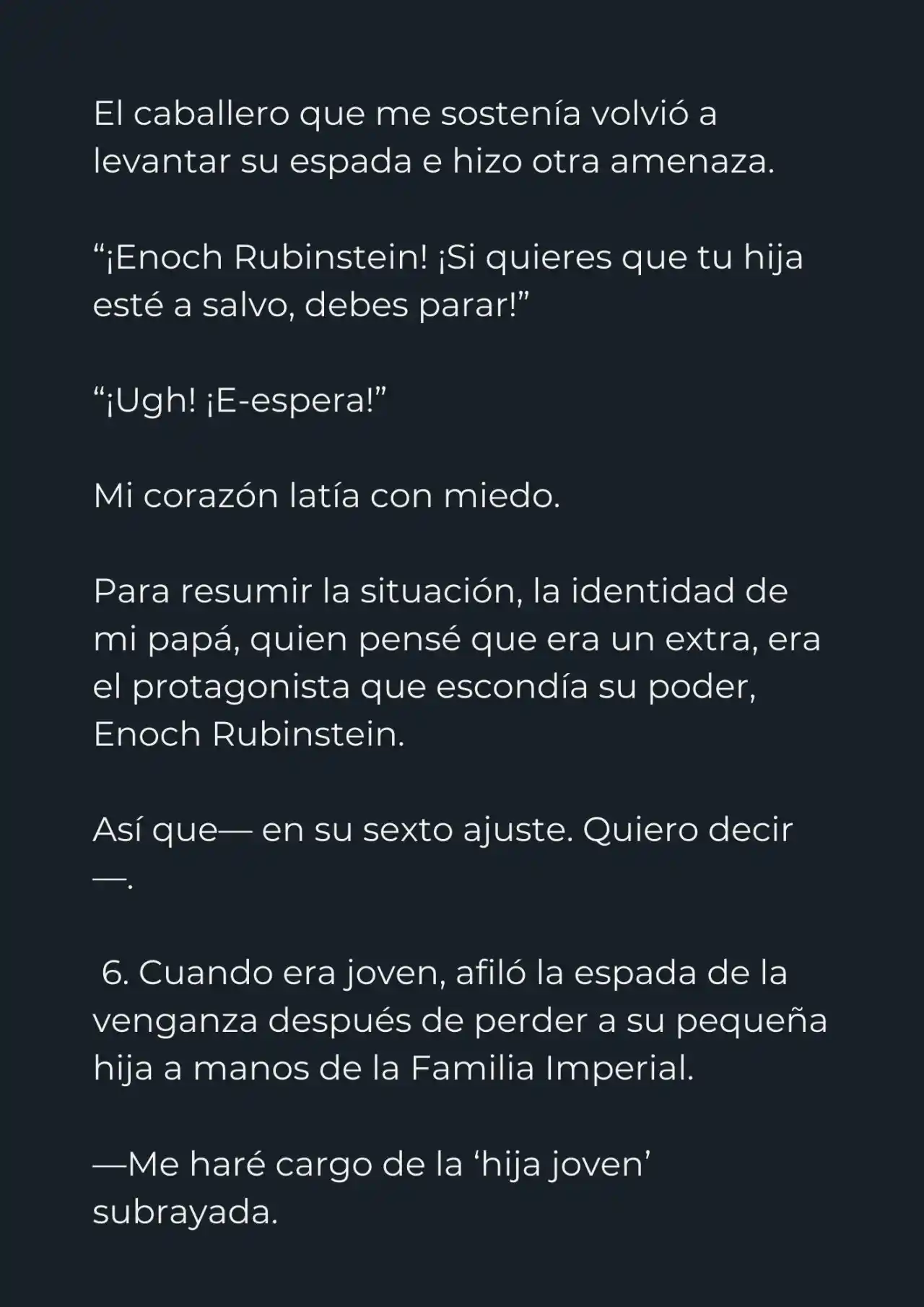 Mi Papá Esconde Su Poder (Novela) - Capítulo 4 - Página 9 - LectorTMOo