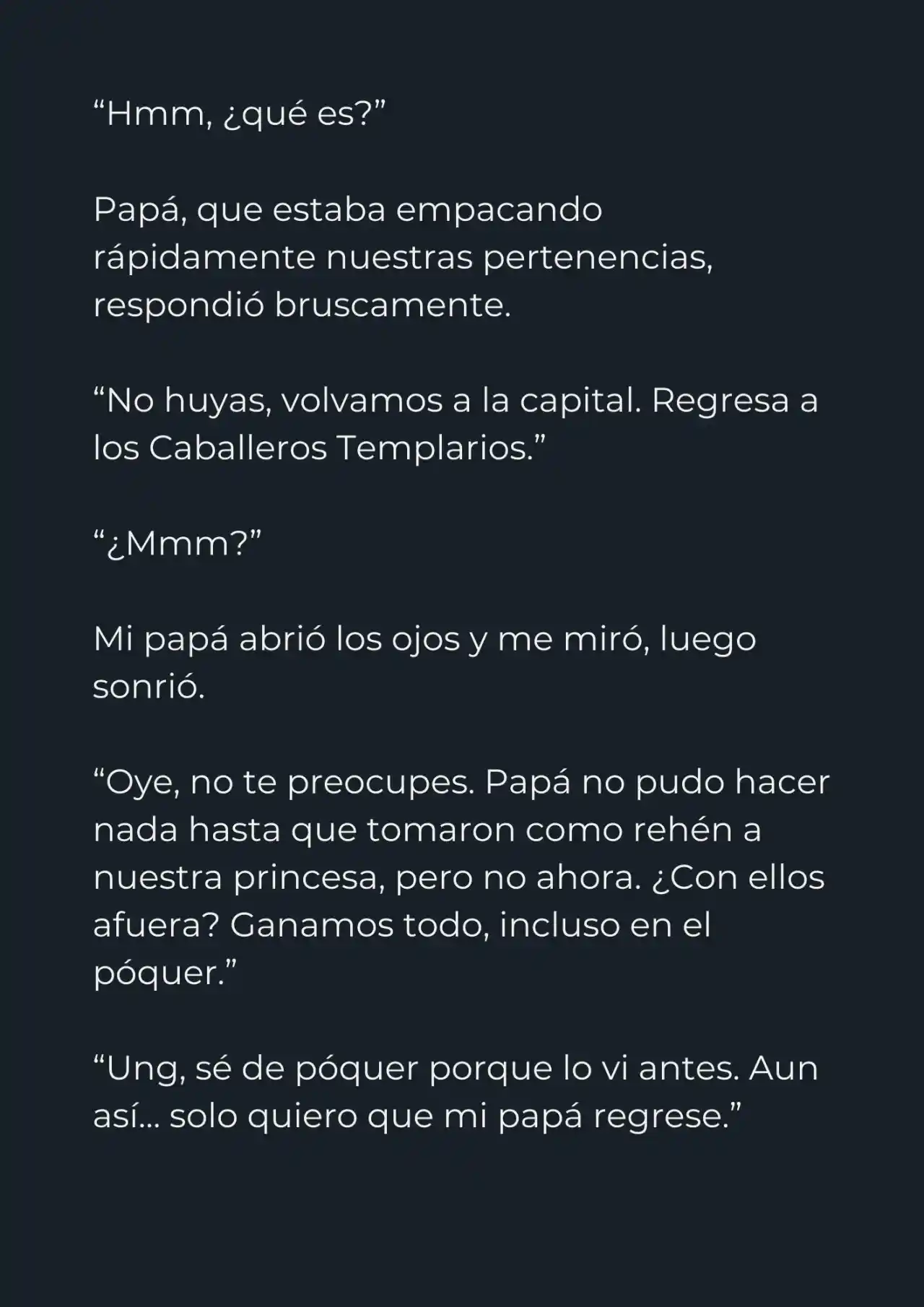 Mi Papá Esconde Su Poder (Novela) - Capítulo 4 - Página 14 - LectorTMOo