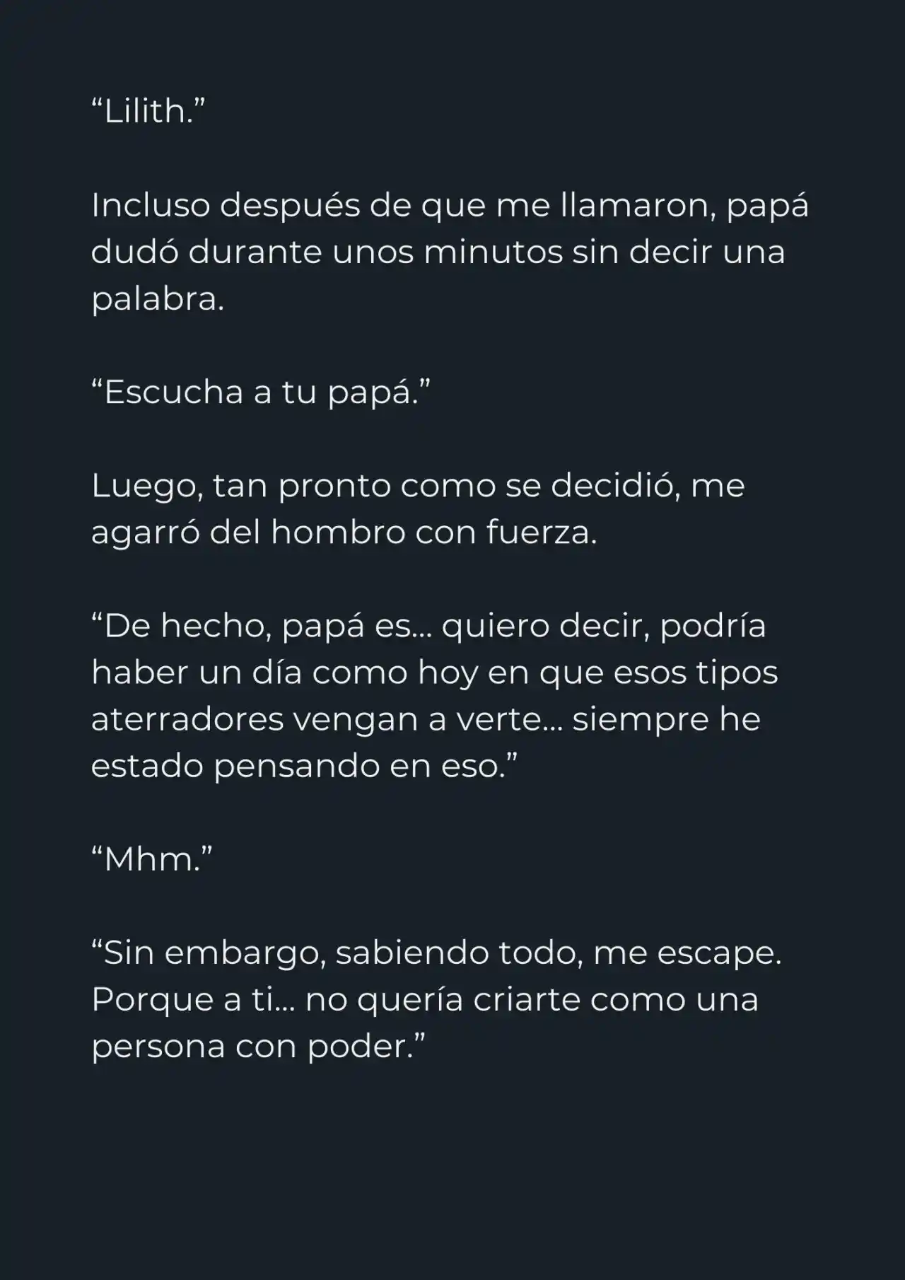 Mi Papá Esconde Su Poder (Novela) - Capítulo 4 - Página 17 - LectorTMOo