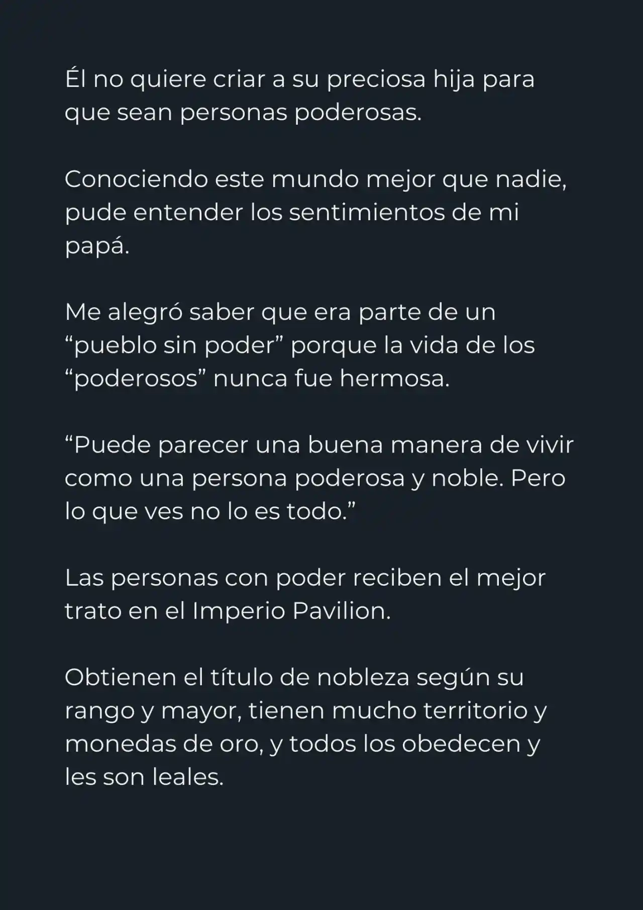 Mi Papá Esconde Su Poder (Novela) - Capítulo 4 - Página 18 - LectorTMOo