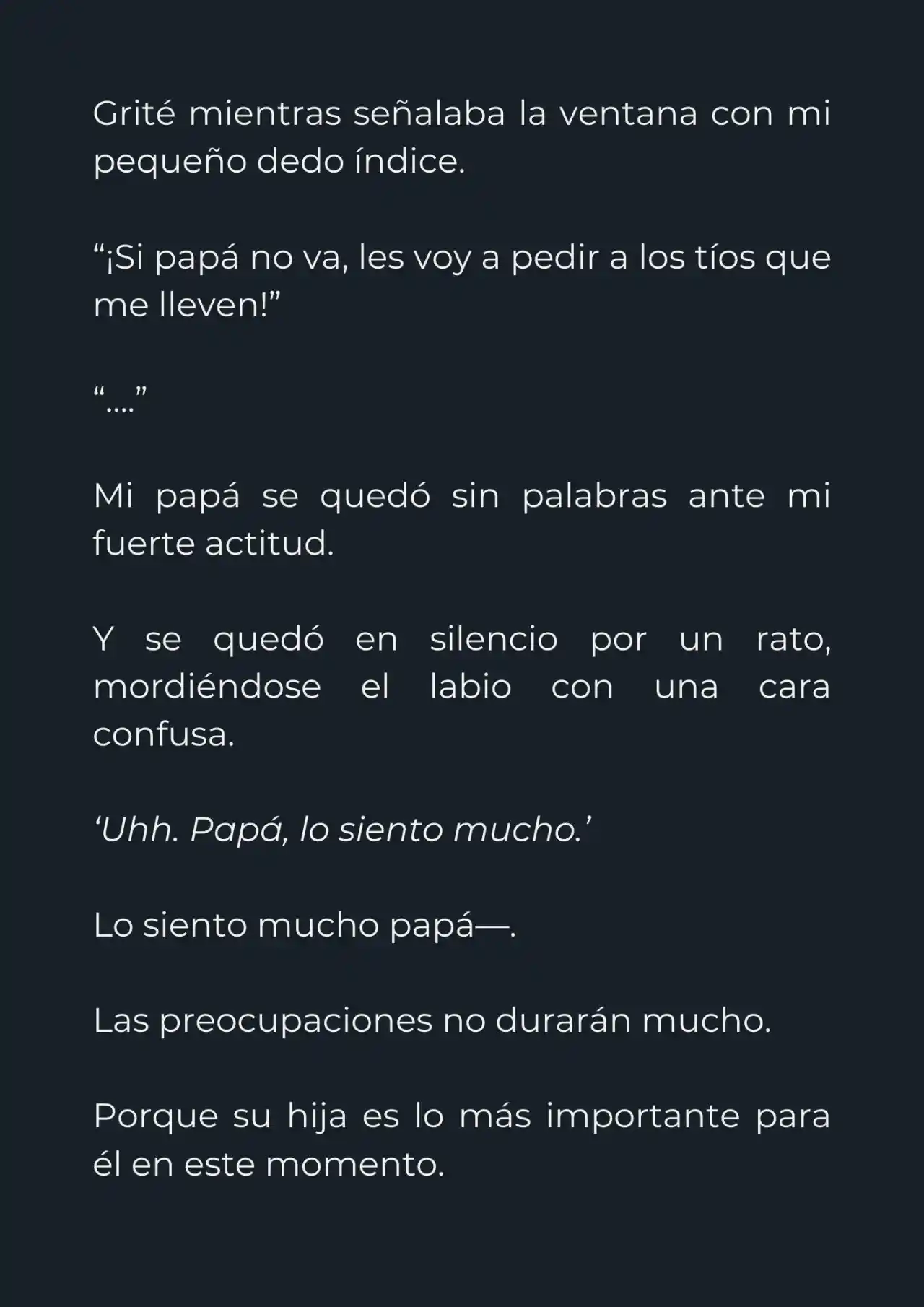 Mi Papá Esconde Su Poder (Novela) - Capítulo 5 - Página 10 - LectorTMOo