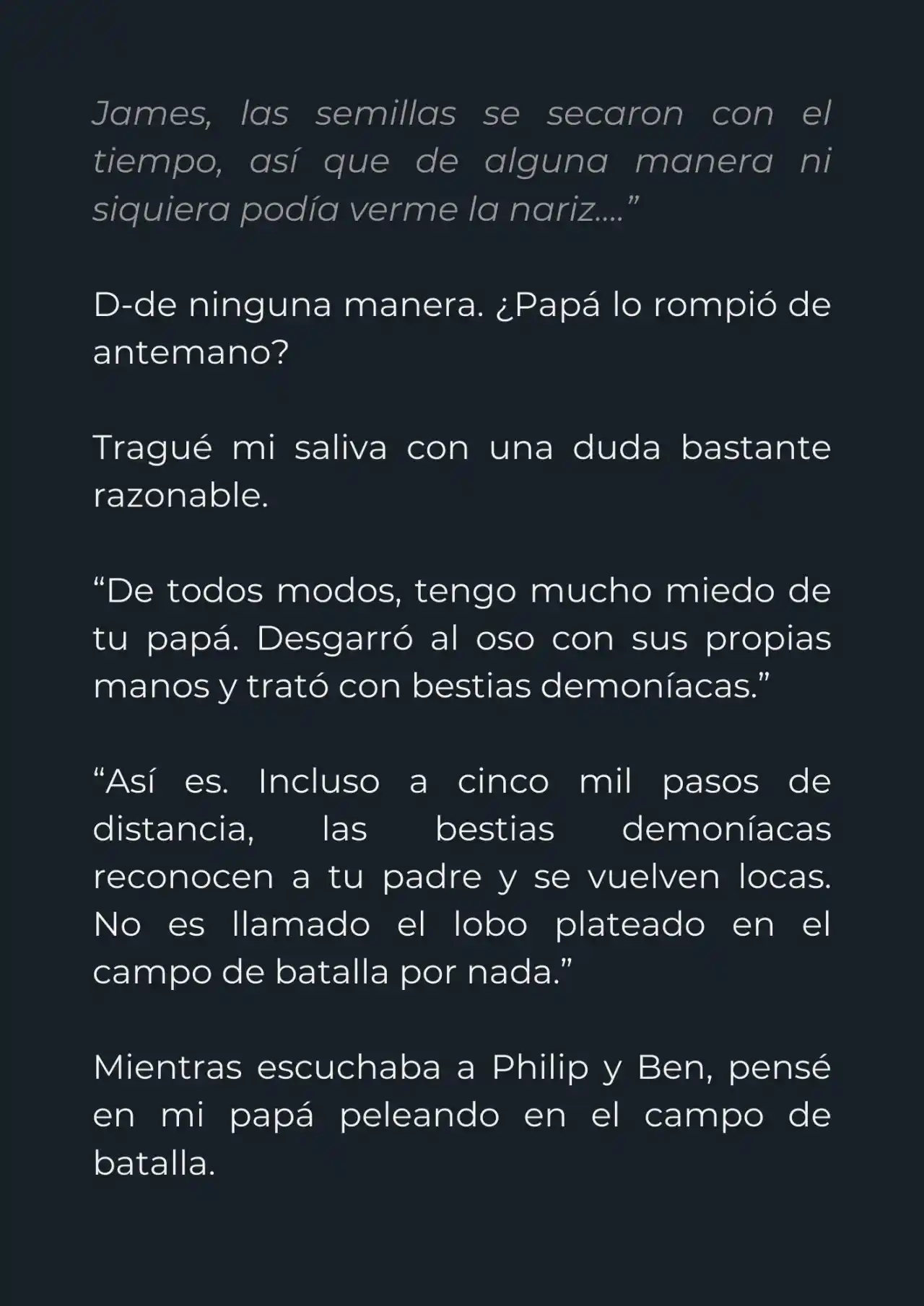 Mi Papá Esconde Su Poder (Novela) - Capítulo 6 - Página 12 - LectorTMOo