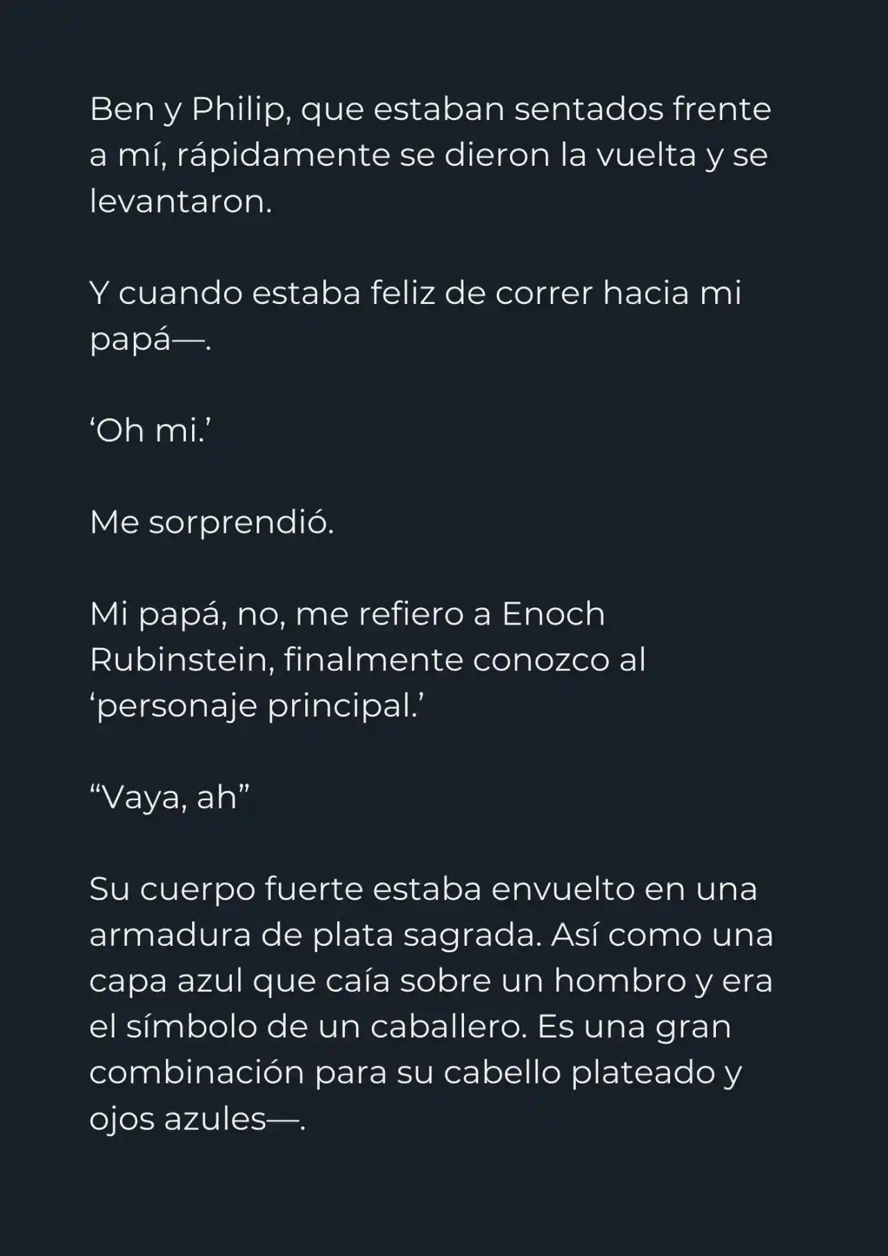 Mi Papá Esconde Su Poder (Novela) - Capítulo 6 - Página 16 - LectorTMOo
